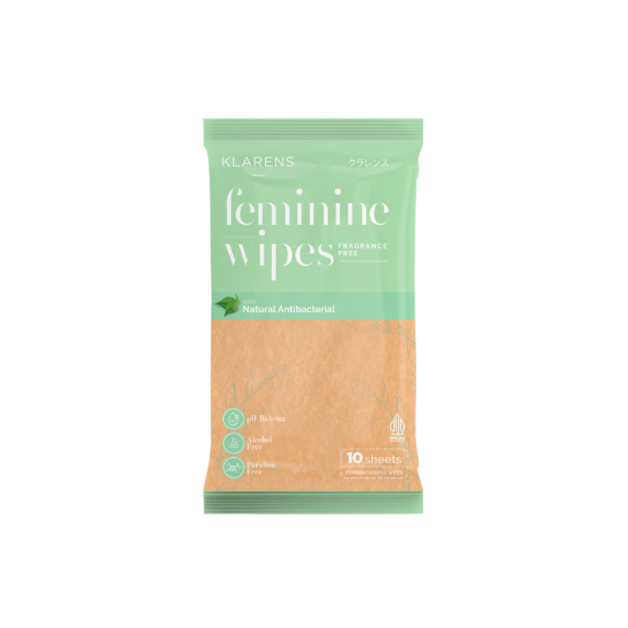 Klarens Gentle Feminine Wipes Fragrance Free