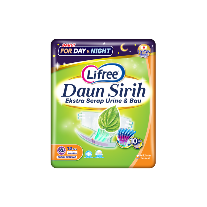Lifree Popok Perekat Daun Sirih XL 12