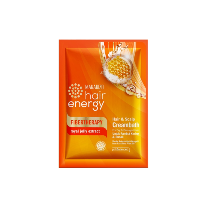 Makarizo Hair Energy Anti Aging Creambath Royal Jelly