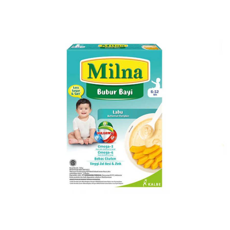 Milna Bubur Reguler 6 Bulan Labu Madu 120gram