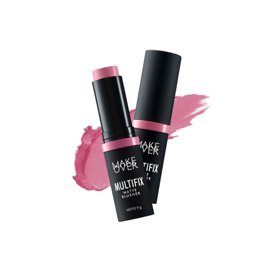 MAKE OVER Multifix Matte 01 Rose Hour Blush Stick 9gram