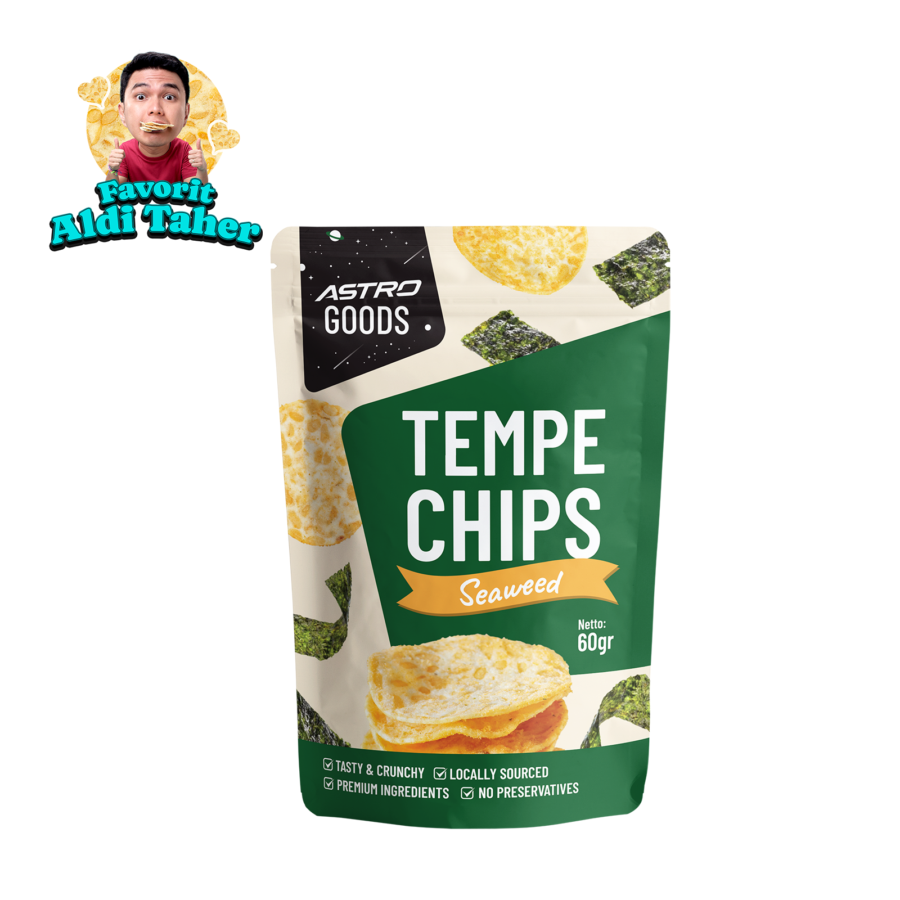 Tempe Chips Seaweed  - Astro Goods/Keripik Tempe 60gram