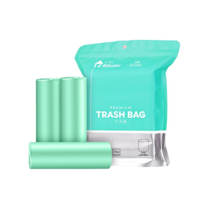 Rakuzen Premium Mint Green Size 45 x 50 cm Kantong Sampah