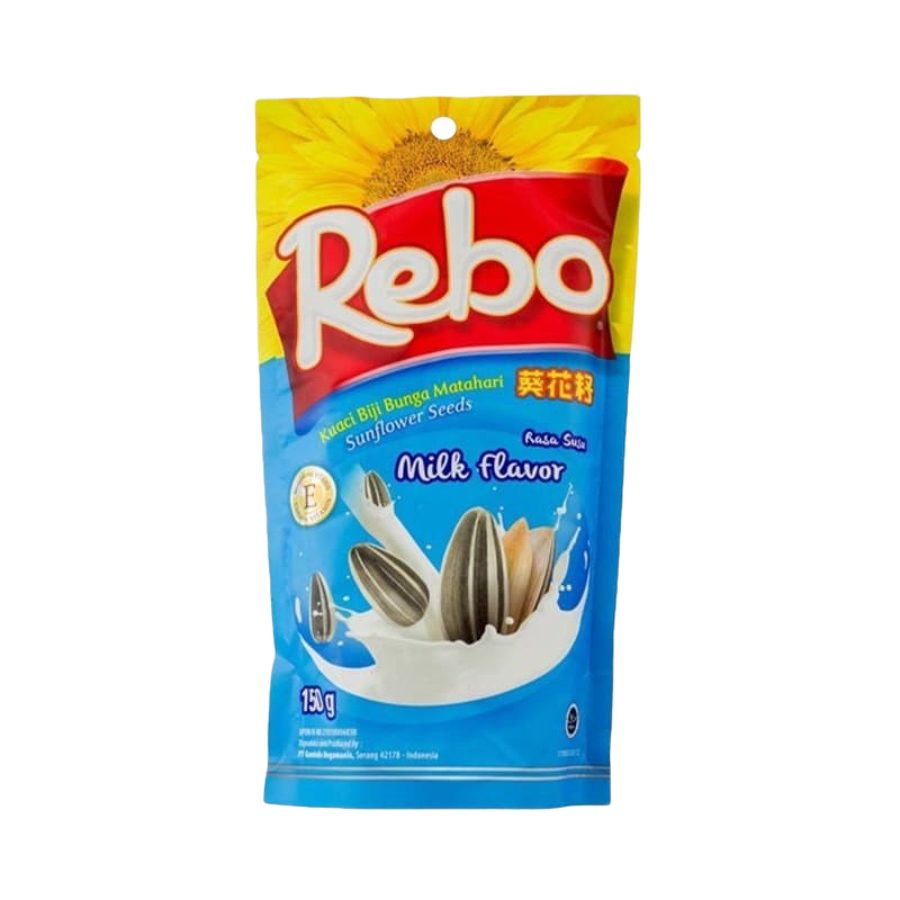 Rebo Kuaci Milk Flavor 140gram