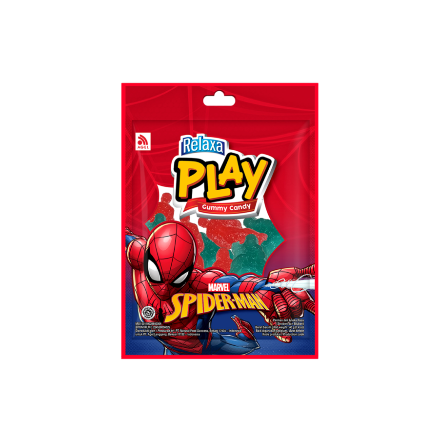 Relaxa Play Avengers Gummy Candy Aneka Rasa Sachet 40gram 40gram 40gram