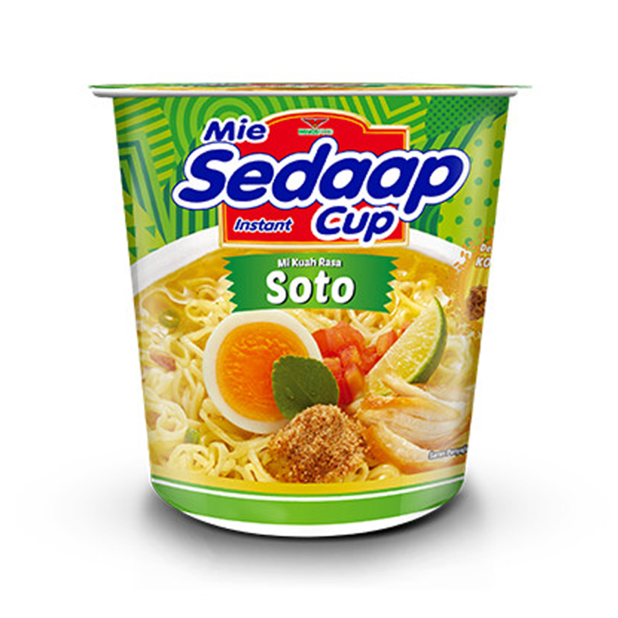 Sedaap Mie Cup Soto/Mie Instan 81gram