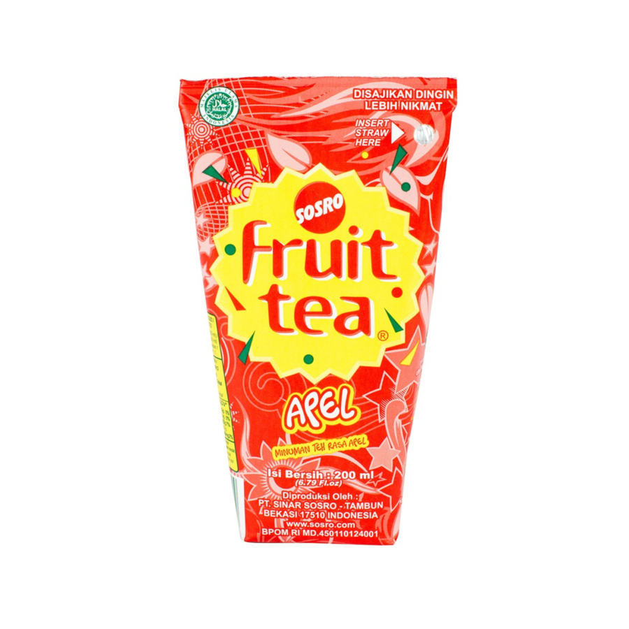 Sosro Fruit Tea Apel 200ml