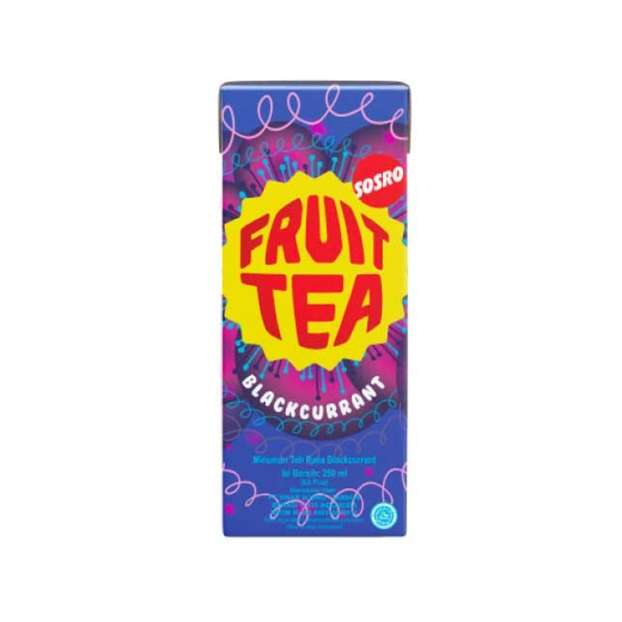 Sosro Fruit Tea Blackcurrant 250ml