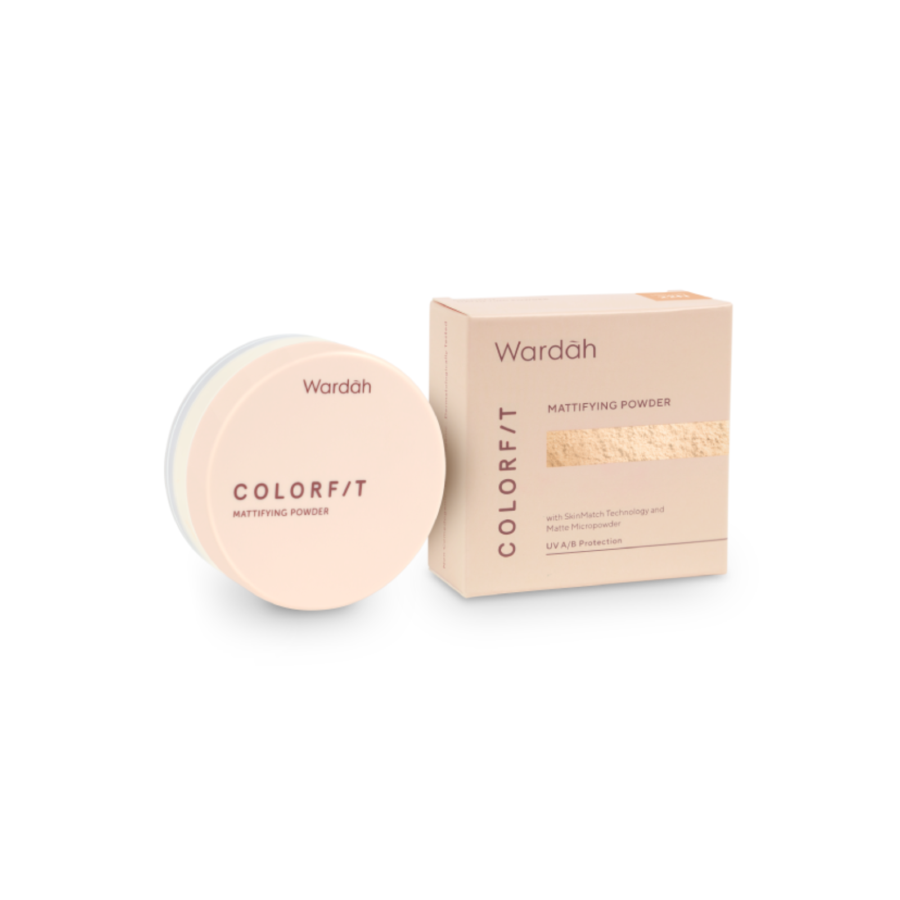 Wardah Colorfit HD Blurify 22N Light Ivory Loose Powder 15gram