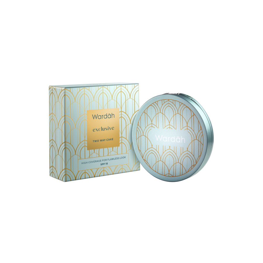 Wardah Exclusive 01 Sheer Pink Bedak Two Way Cake 14gram