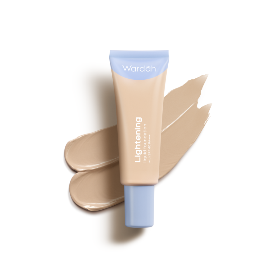 Wardah Lightening 02 Neutral Beige Liquid Foundation 25ml