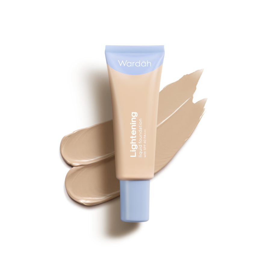 Wardah Lightening 03 Warm Beige Liquid Foundation 25ml