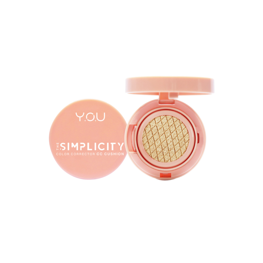 You The Simplicity Color Corrector Cc Cushion 01 Milky Beige Box 15gram