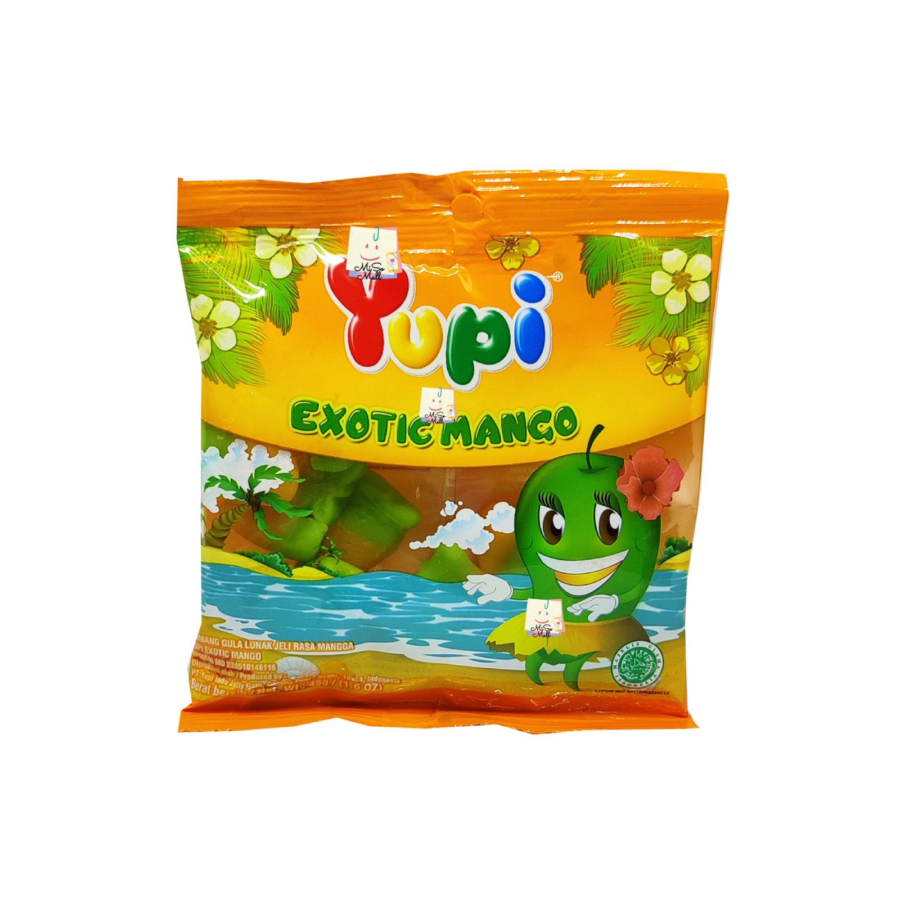 Yupi Gummi Candies Exotic Mango 45gram 45gram 45gram
