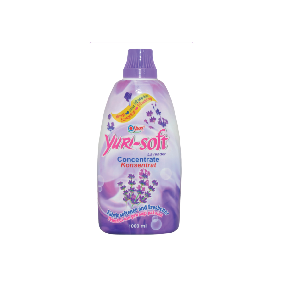 Yuri Soft Concentrate Lavender Pelembut Pakaian 1000ml