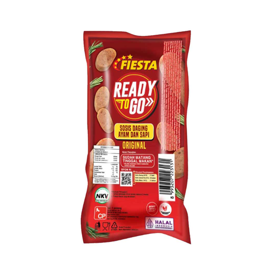 Fiesta Ready To Go Sausage Original 65gram