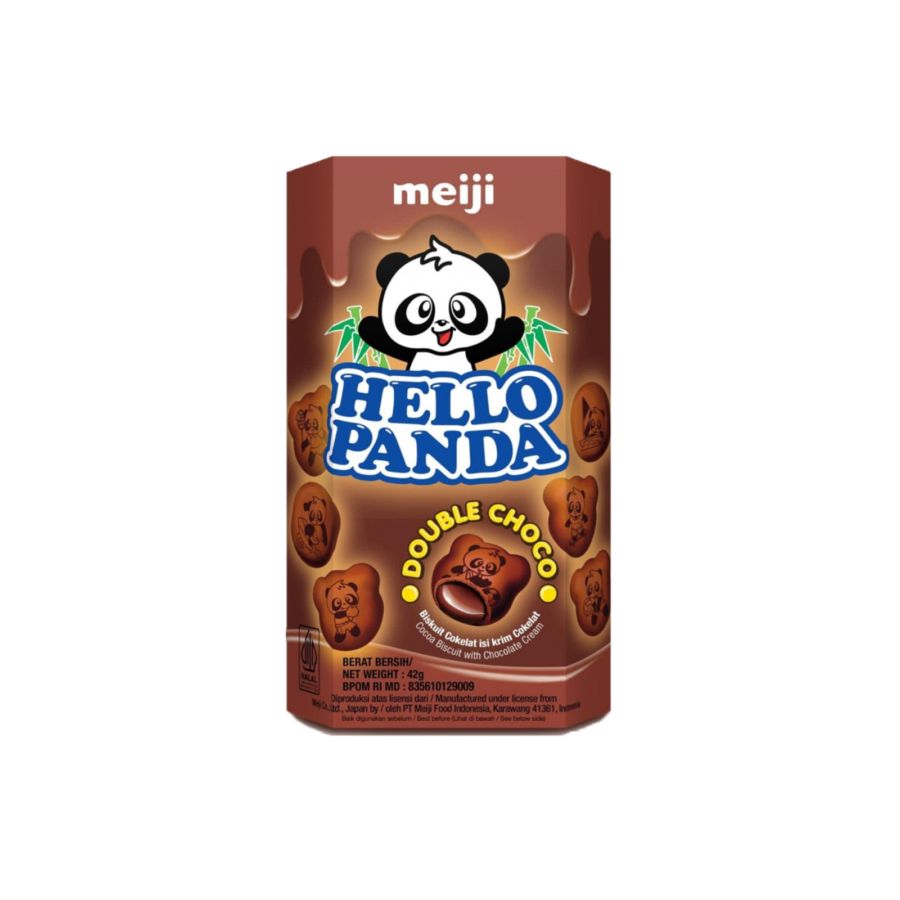 Meiji Hello Panda Double Choco 42gram