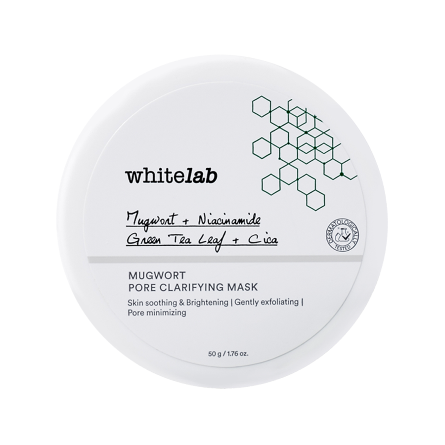 Whitelab Mugwort Pore Clarifying Mask/Masker Wajah 50gram