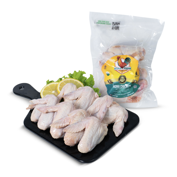 Sayap Ayam Parting Organik Probiotik 500gr Hona Farm