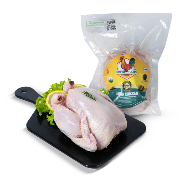 Ayam Negeri Organik Probiotik+Jamu Baby 600gr - 700gr Hona Farm