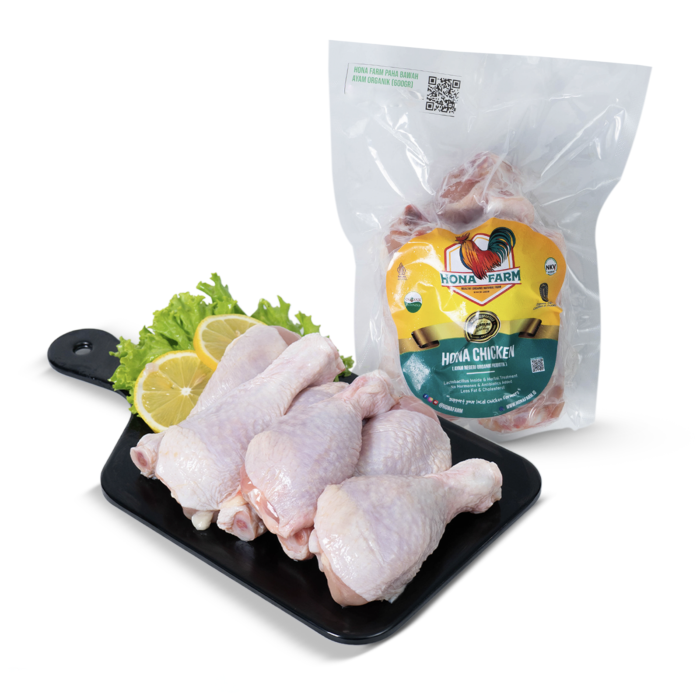 Paha Ayam Bawah Negeri Organik Probiotik 600gr Hona Farm