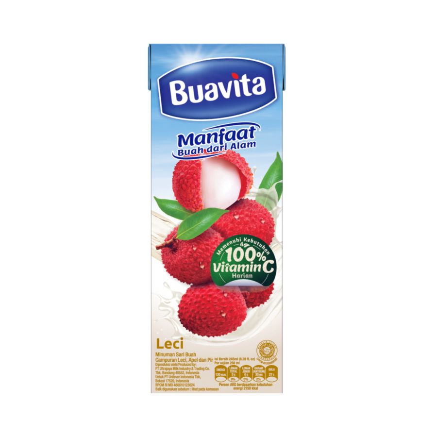 Buavita Juice Lychee 245ml