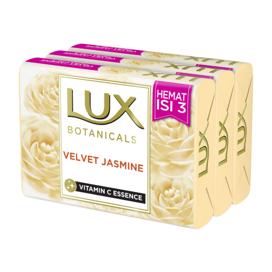 Lux Botanicals Bar Soap Velvet Jasmine Multipack/Sabun Batang 100gr 3pcs