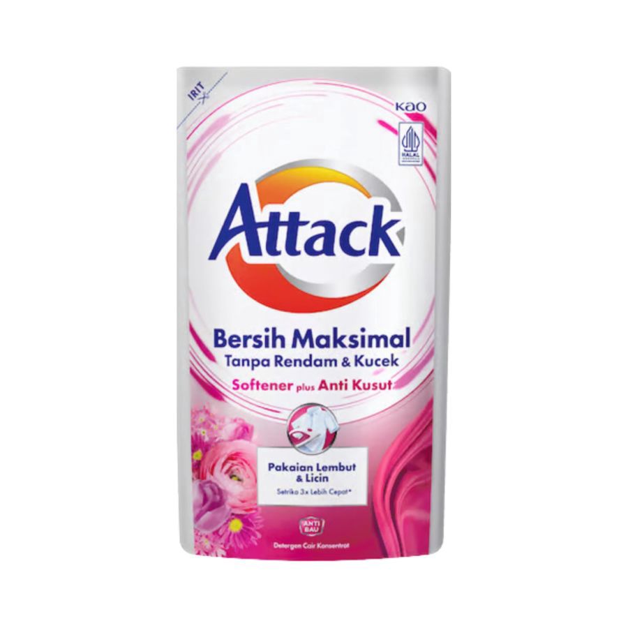 Attack Softener Plus Anti Kusut Liquid Matic 1200ml