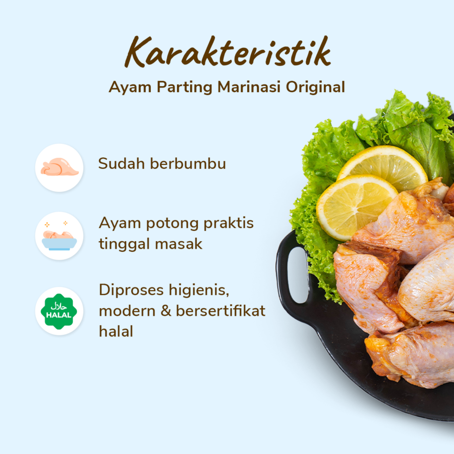 Ayam Parting Marinasi Original Astro Basics 500gram