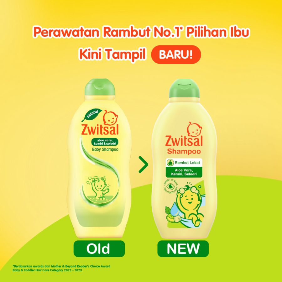 Zwitsal Baby Shampoo Aloe Vera, Kemiri, Seledri 100ml