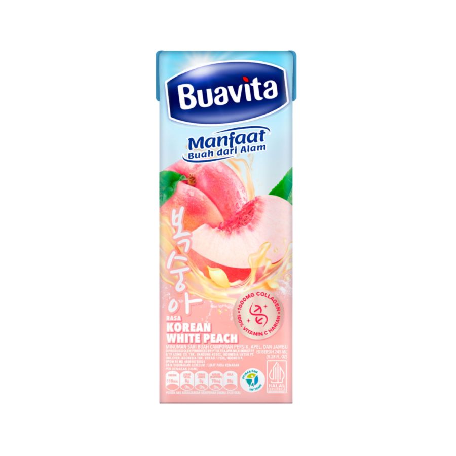 Buavita Korean White Peach Juice 245ml