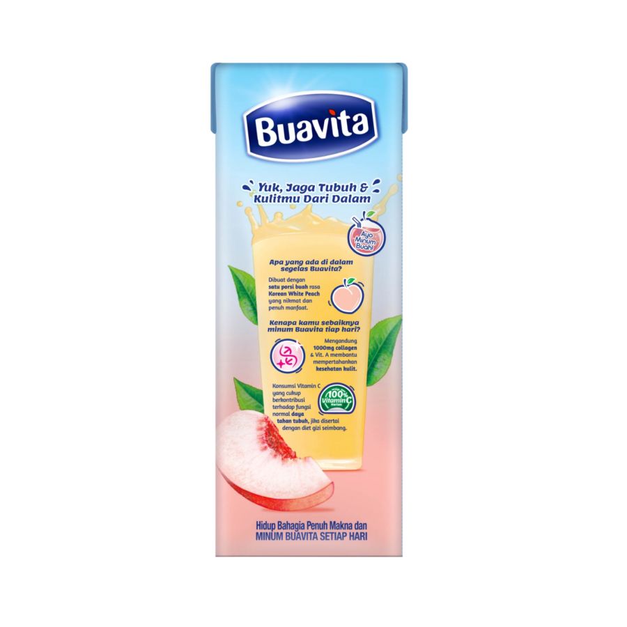 Buavita Korean White Peach Juice 245ml