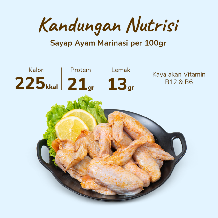 Sayap Ayam Marinasi Astro Basics 500gram