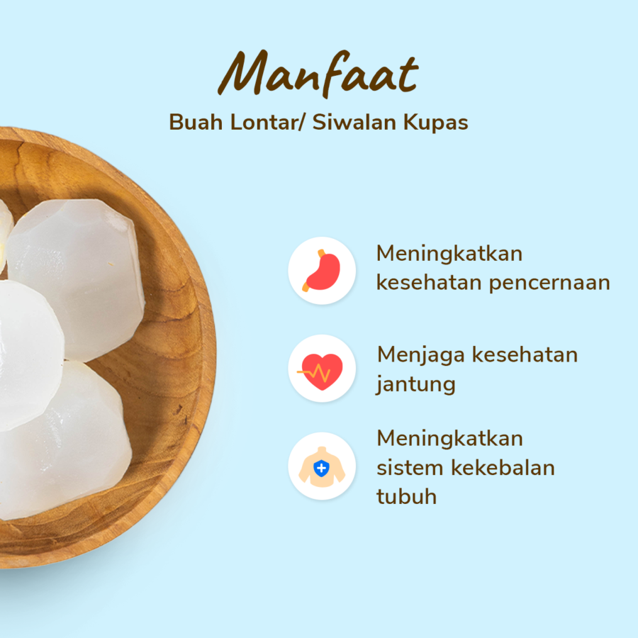 Buah Lontar Kupas - Astro Farm 250gr - 320gr, 8-10pcs/pack