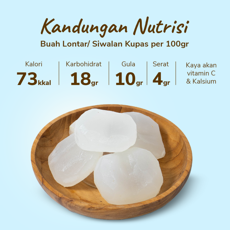 Buah Lontar Kupas - Astro Farm 250gr - 320gr, 8-10pcs/pack