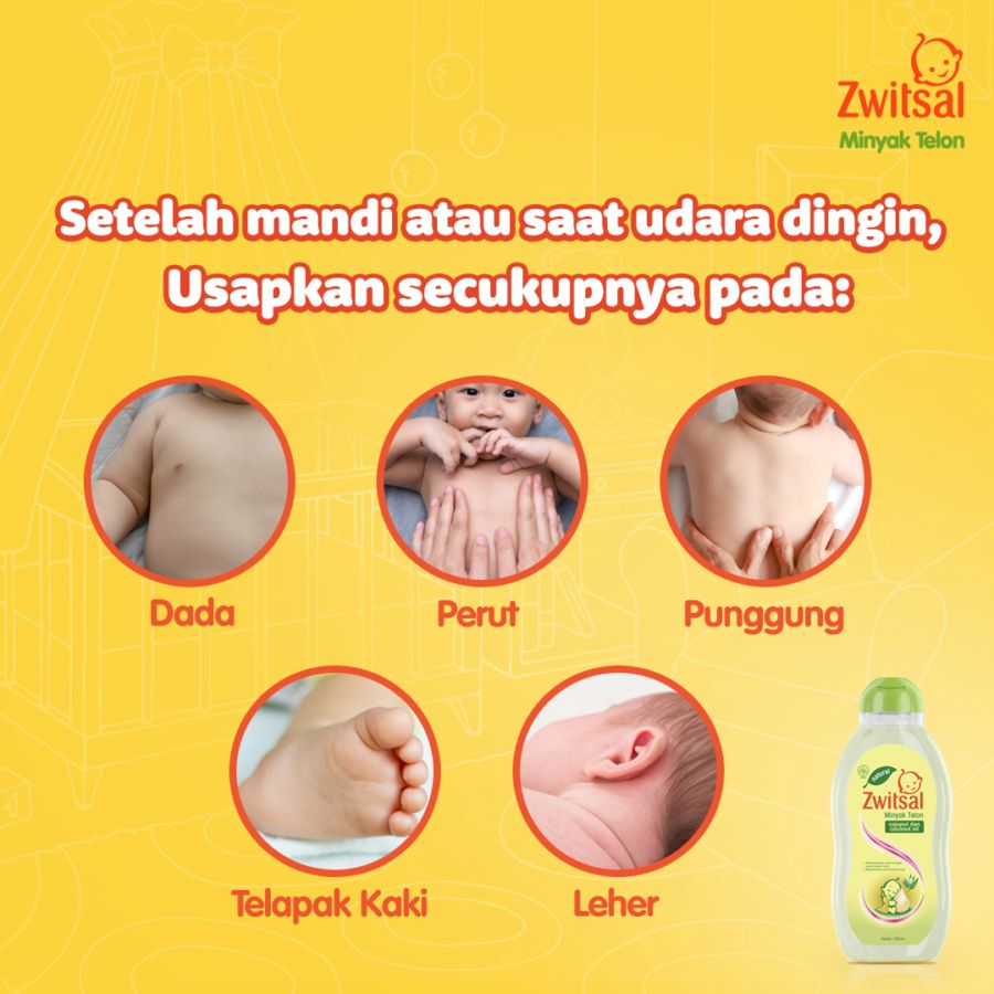Zwitsal Minyak Telon Perawatan Bayi Pouch 100ml