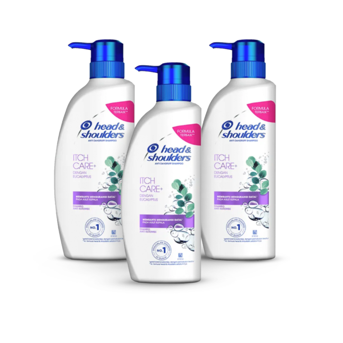 Bundle 3 Head & Shoulders Shampoo Itch Care 400 ml