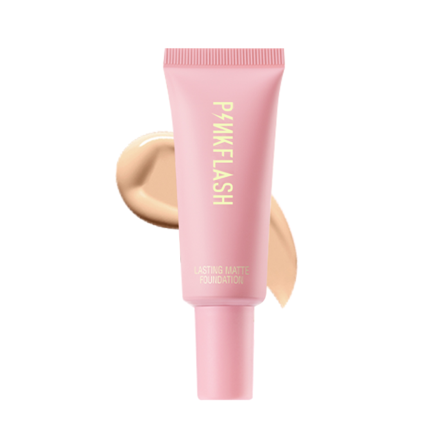 Pinkflash F03 Lasting Matte Foundation - #4 Medium Peach 1pcs