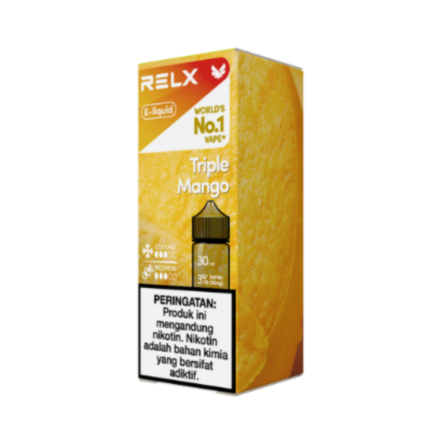 Relx E-Liquid Triple Mango Rokok Elektrik 30ml