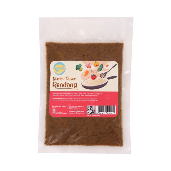 Grouu Refill Cooking Series Bumbu Dasar Rendang MPASI