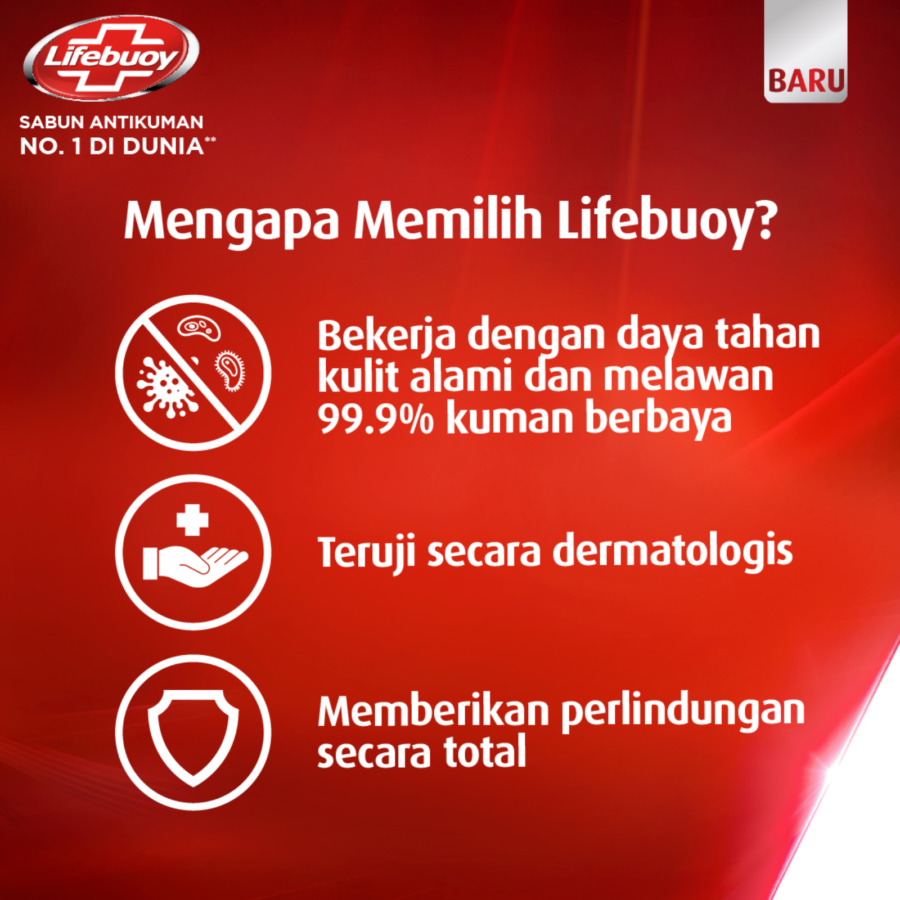 Lifebuoy Total 10 Antibacterial Barsoap 4 pcs 100gram
