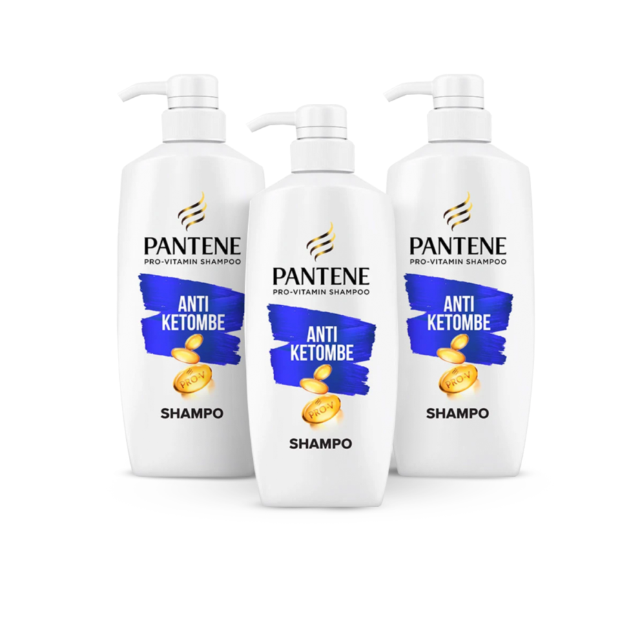 Bundle 3 Pantene Shampoo Anti Dandruff/Sampo 400 ml