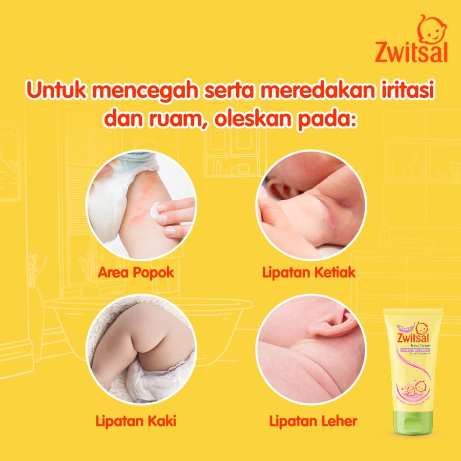 Zwitsal Baby Daily Diaper Cream Tube 50gram