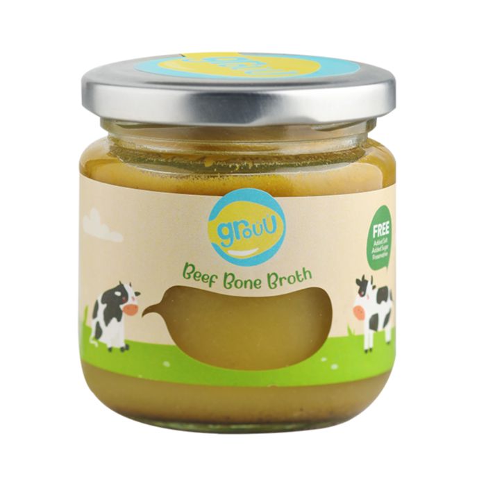 Grouu Beef Bone Broth/Kaldu Tulang BB Booster MPASI Bayi Anak