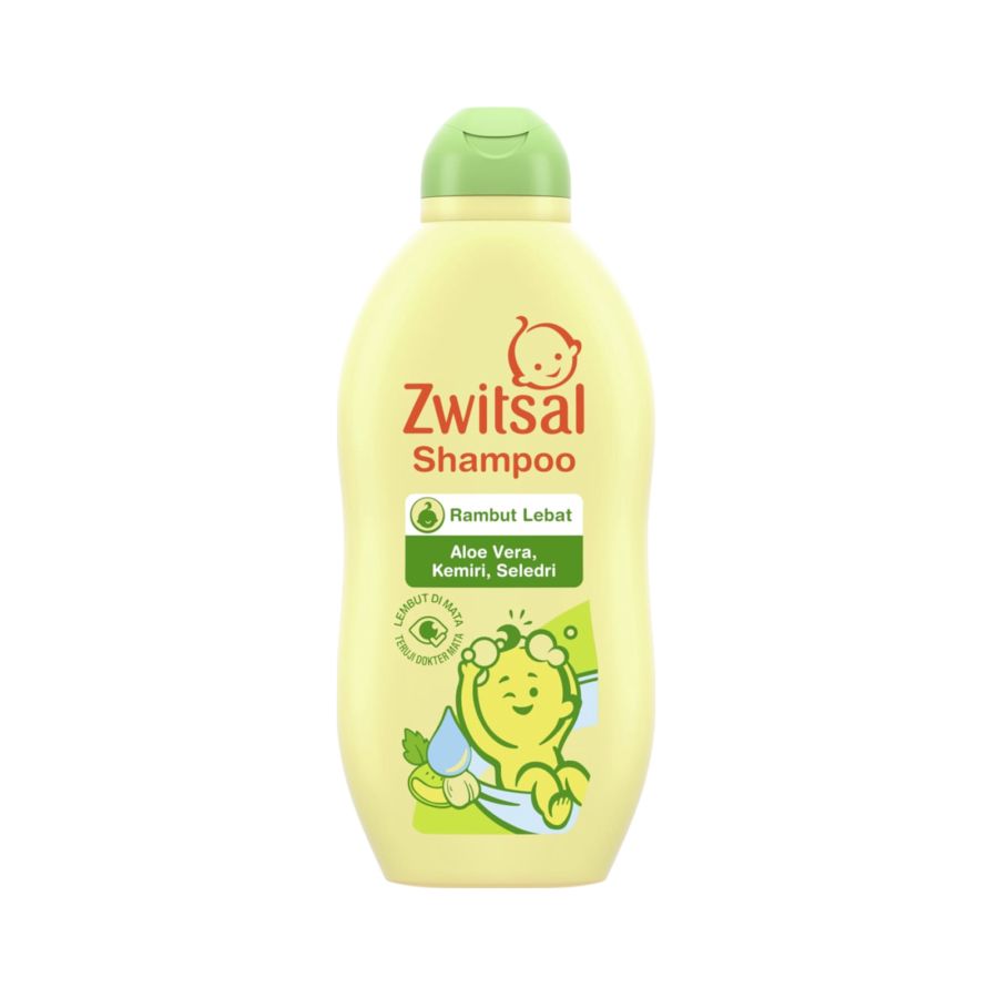 Zwitsal Baby Shampoo Natural Aloe Vera Kemiri & Seledri 100ml