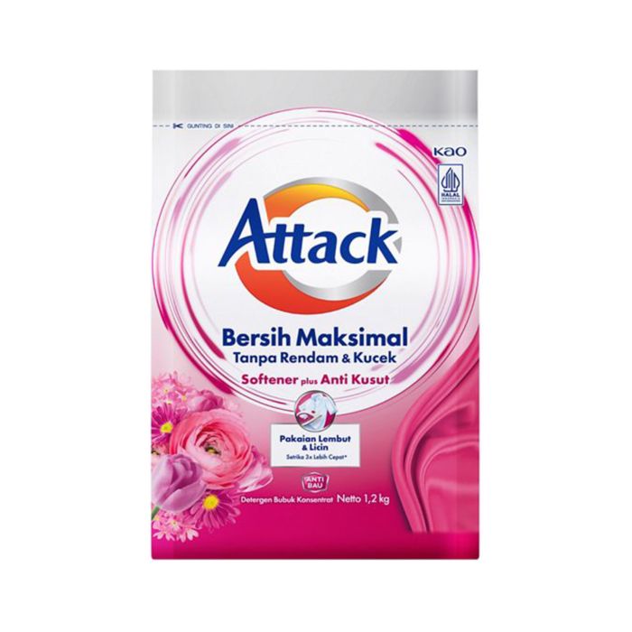 Attack Detergent Plus Softener Deterjen Bubuk