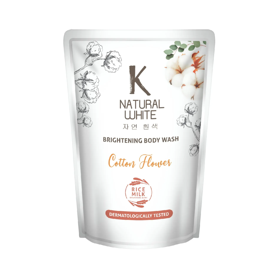 K Natural White Brightening Body Wash Cotton Flower 400ml