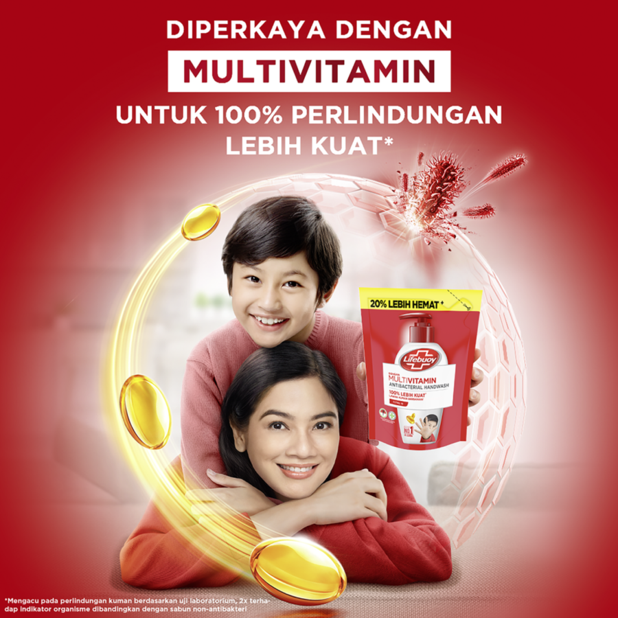 Lifebuoy Total 10 Antibacterial Handwash Pouch 180ml