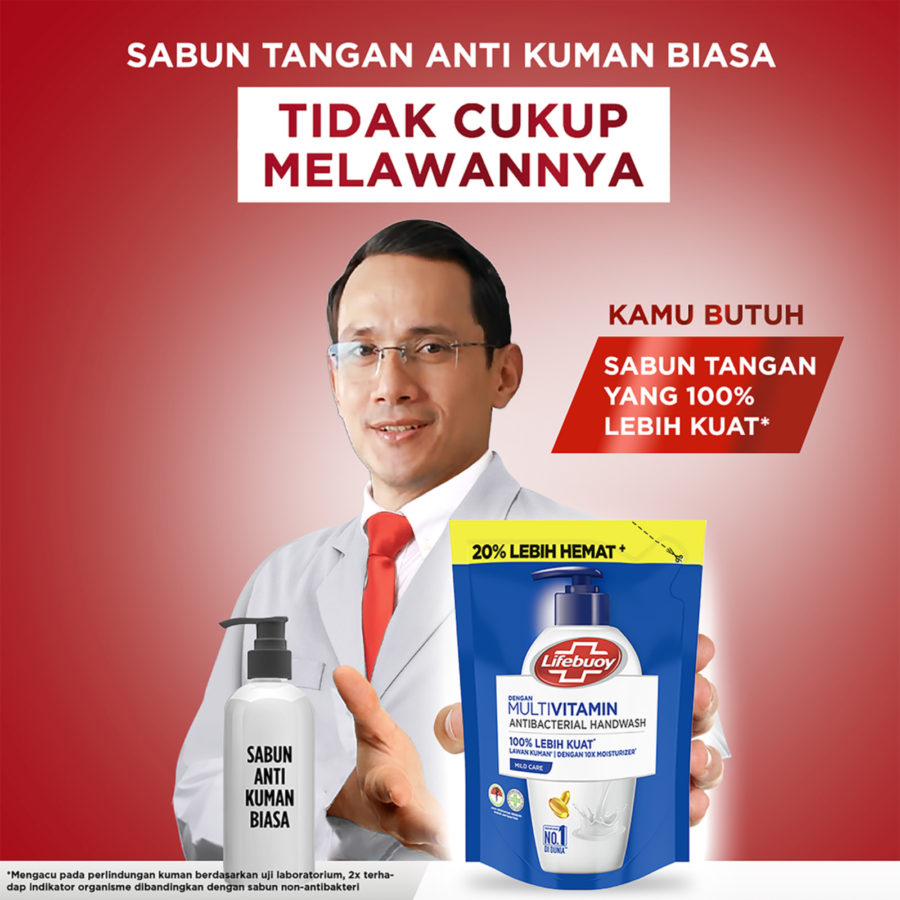 Lifebuoy Mild Care Antibacterial Handwash Pouch 180ml