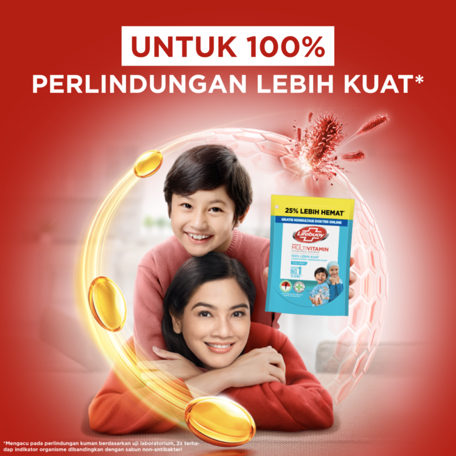 Lifebuoy Cool Fresh Anti Bacterial Body Wash Pouch 380gram